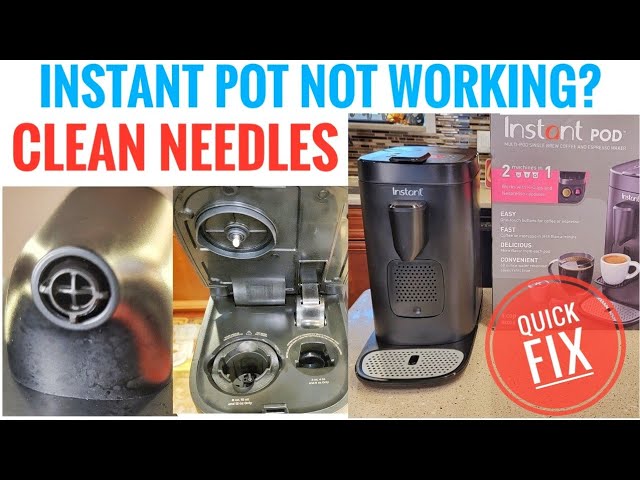 Instant Pot Coffee Maker Troubleshooting