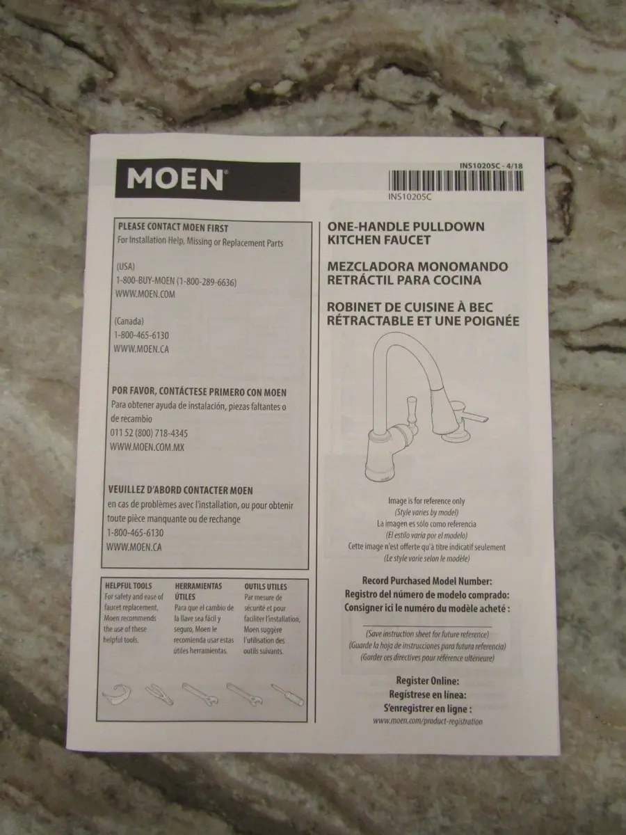 Where Is The Model Number On A Moen Kitchen Faucet: Quick Guide